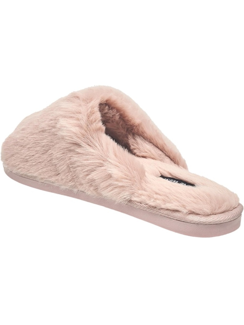 Nine West Blush Faux-Fur Slide Slippers